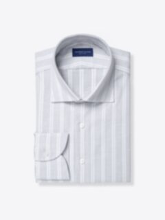 Classic Stripe Shirt - Navy Stripe - Matteau