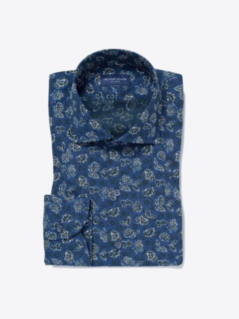 Shop Albini Vintage Navy Floral Print