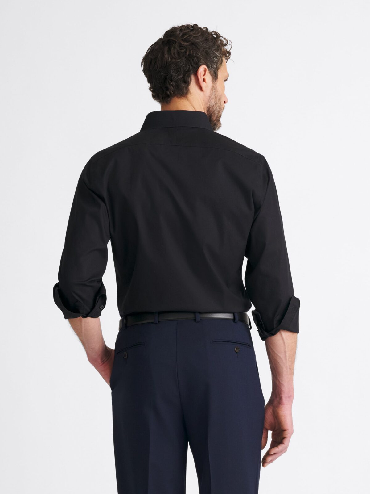 black non iron dress shirt Non-Iron Broadcloth The Jermyn Non Style: 12061549 Dressgate: If you saw Mother Size:12 US