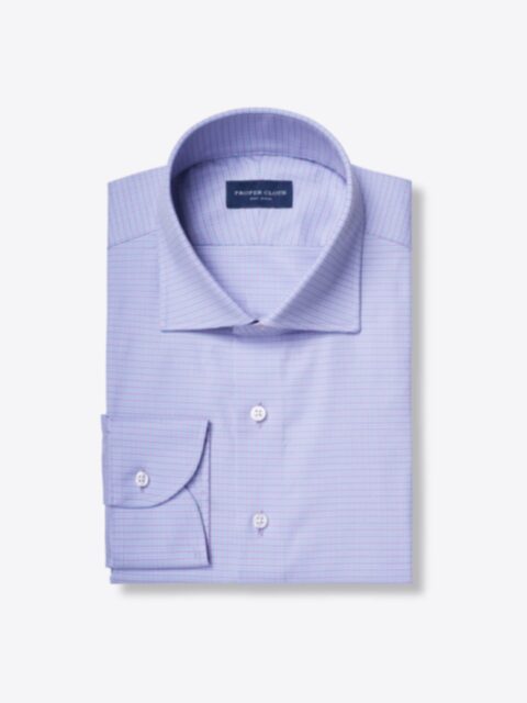 Shop Thomas Mason WR Lavender and Blue Small Check
