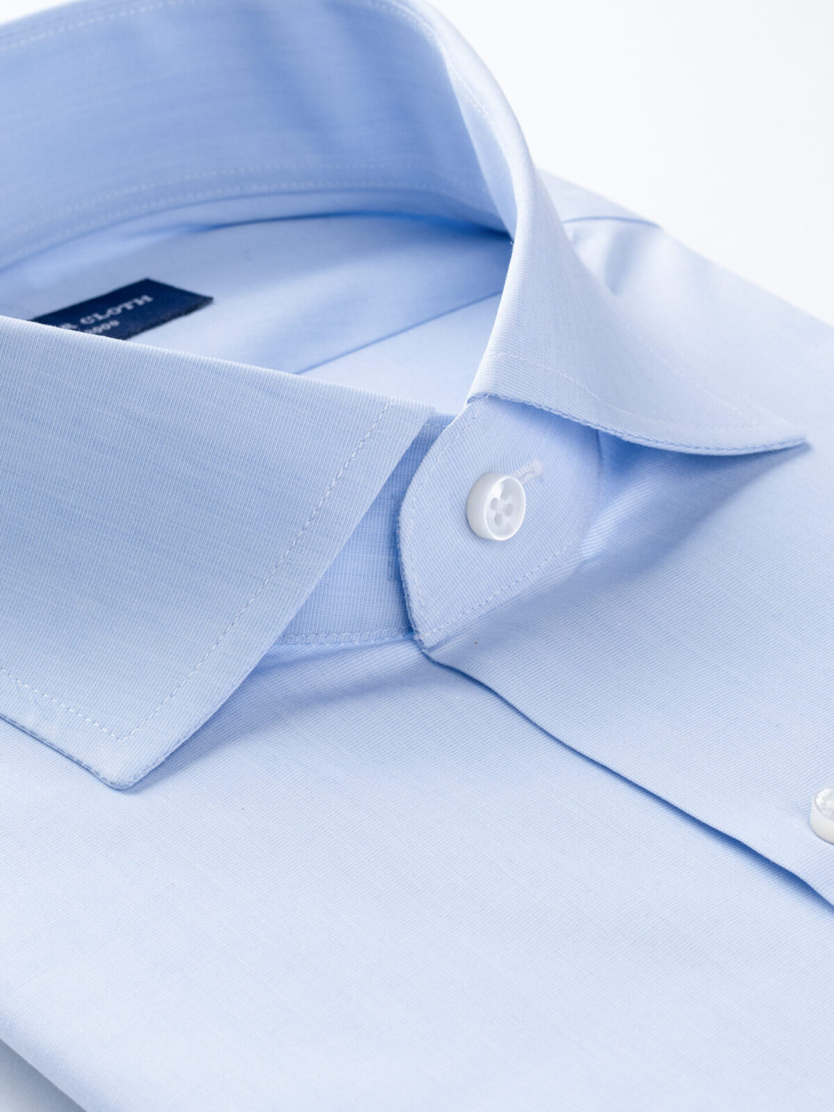 Stanton 120s Light Blue Wide Stripe Shirt