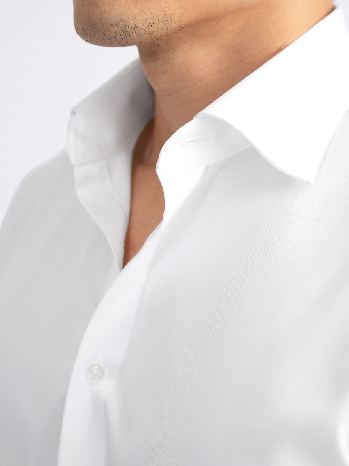 Non-Iron Stretch Supima White Twill Shirts by Proper Cloth