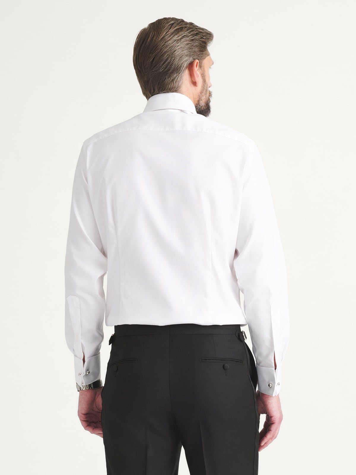 The Covered Placket Tuxedo Shirt in Thomas Mason Wrinkle-Resistant