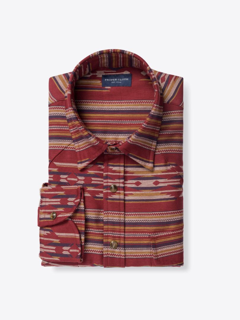 Japanese Red Southwest Stripe 