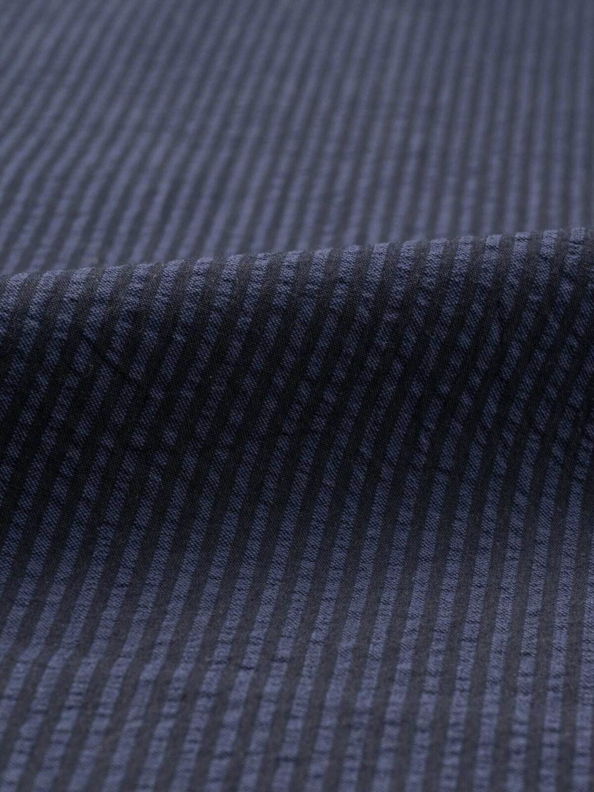 Navy Tonal Seersucker Shirt by Proper Cloth Navy Tonal Seersucker Shirt by Proper Cloth