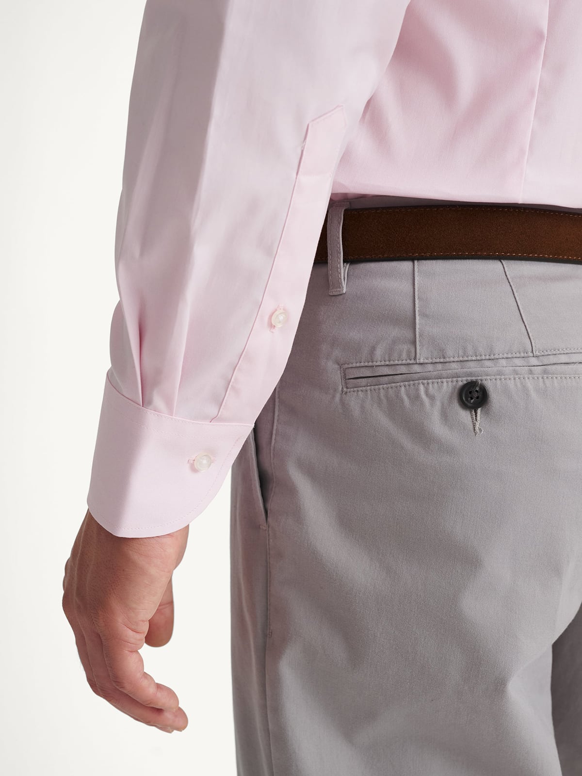 The Weston Pinpoint Dress Shirt in Pink The Weston Pinpoint Dress Shirt in Pink