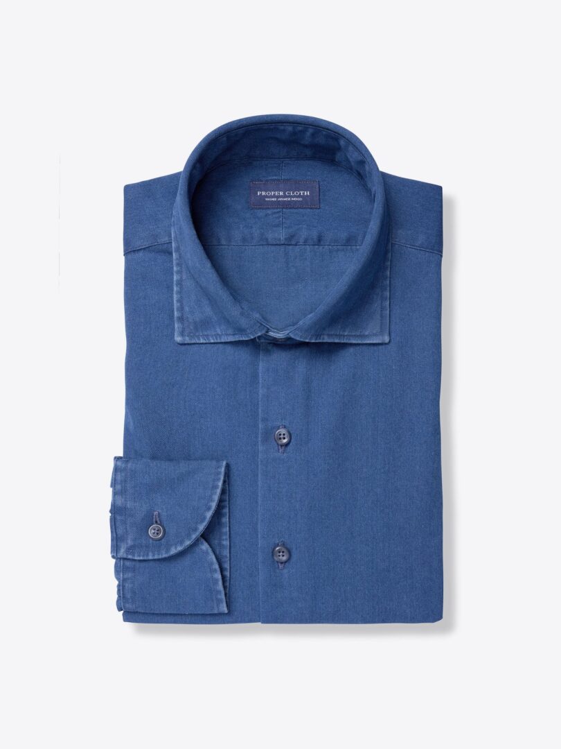 Dark Wash Indigo Denim Twill 