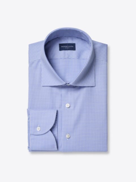 Suggested Item: Non-Iron Stretch Blue Gingham Twill