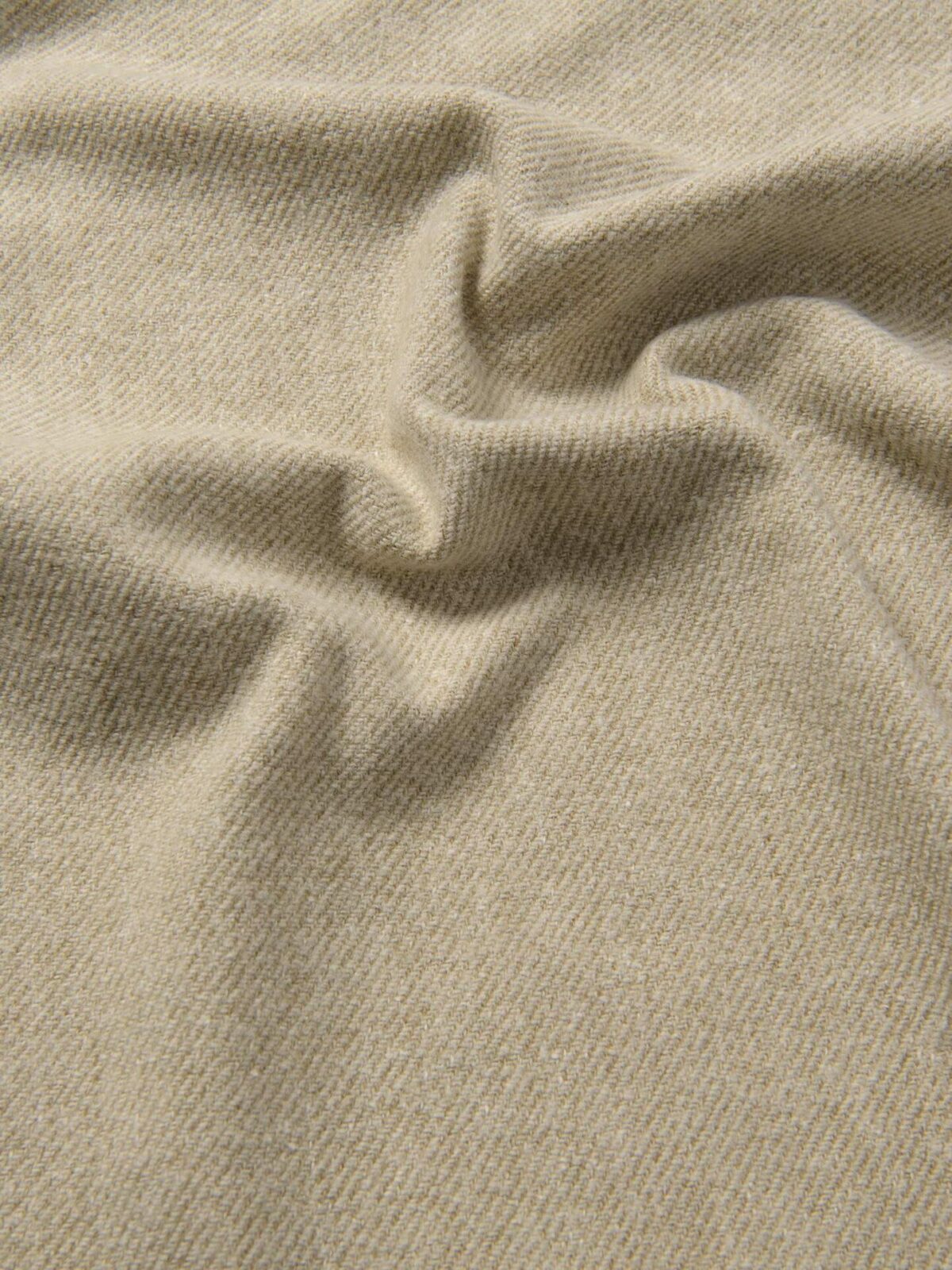 Faroe Beige Cotton Blend Twill Shirts by Proper Cloth