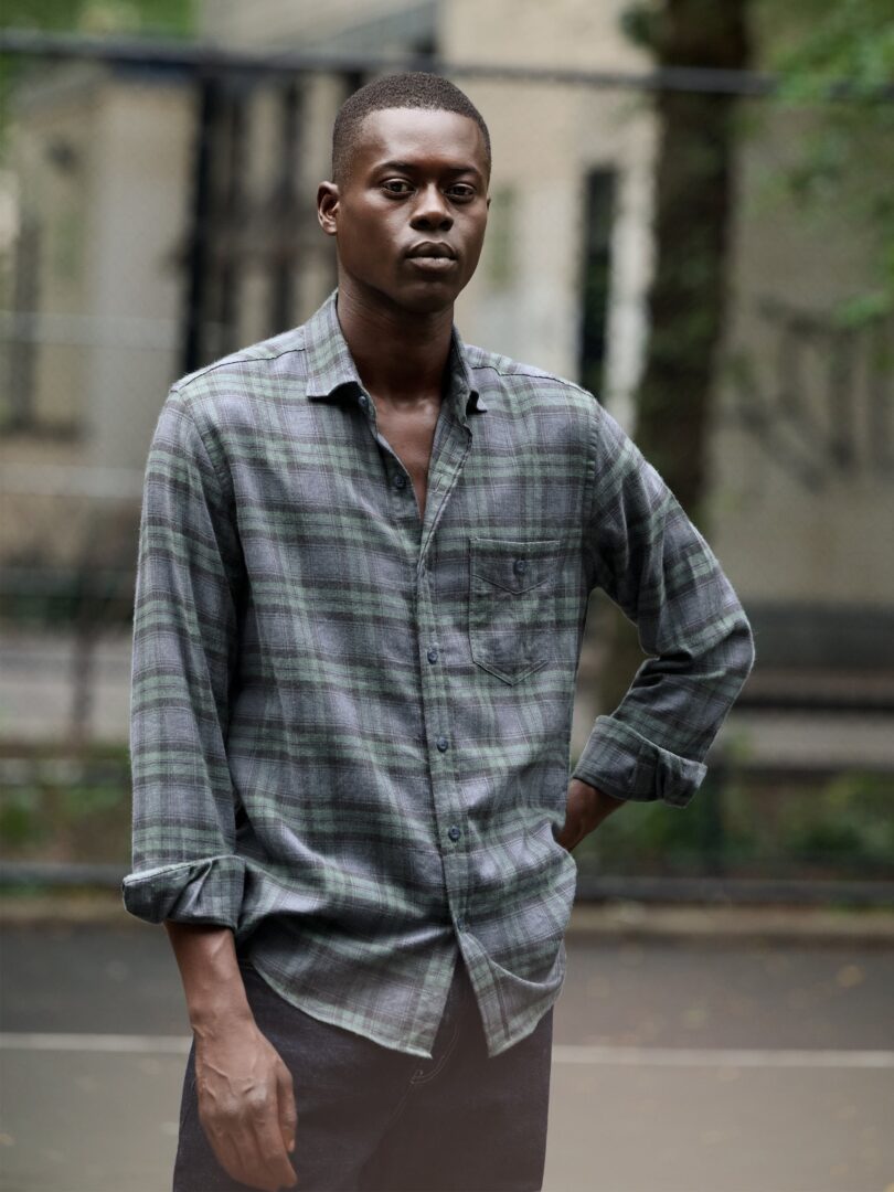 On-figure Satoyama Blackwatch Plaid
