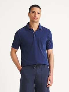 The Poolside Polo in Navy