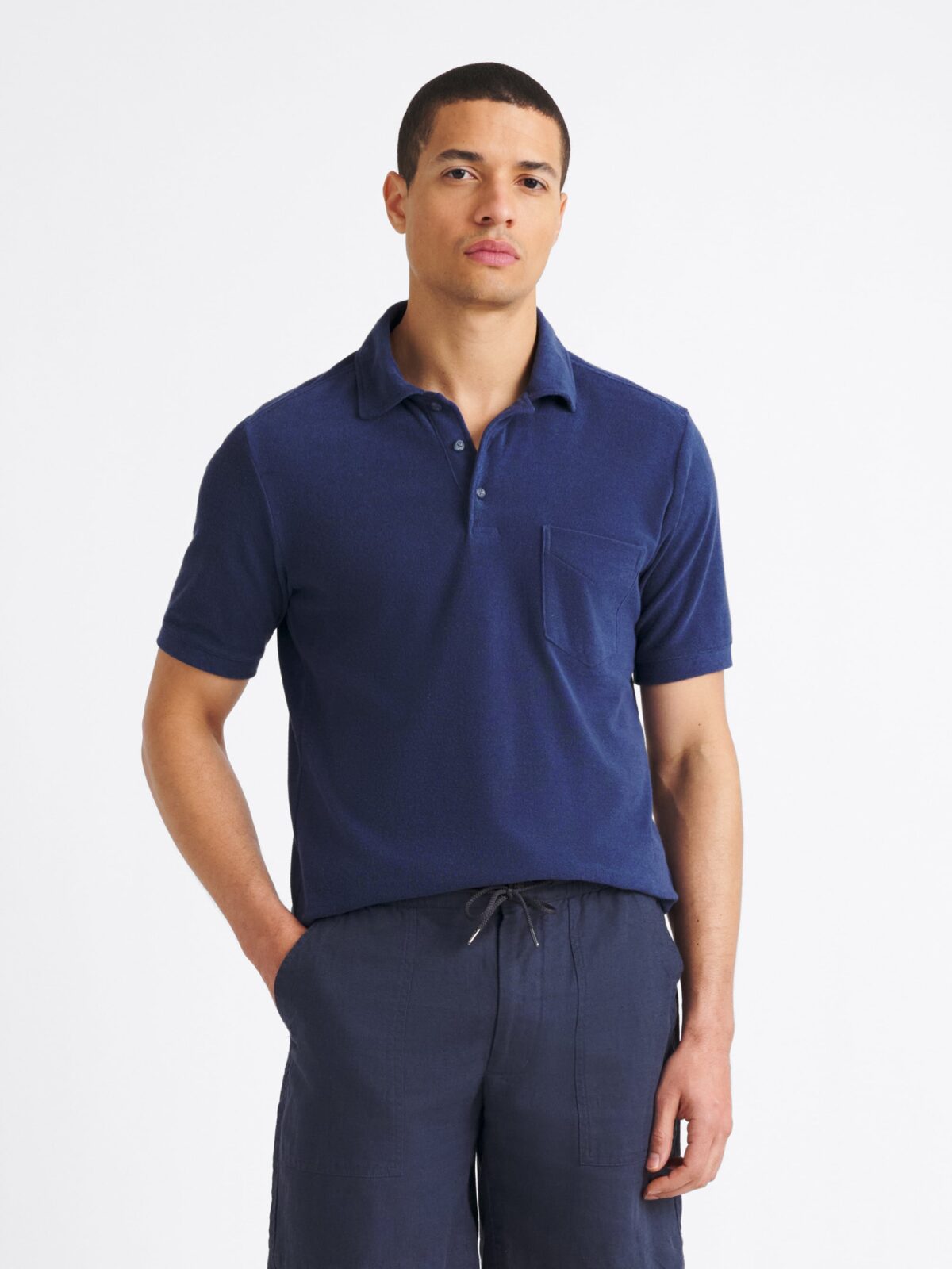 The Poolside Polo in Navy