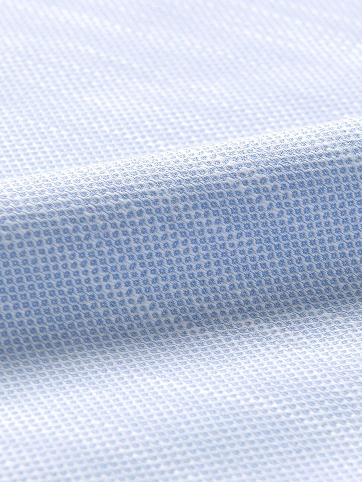 The Amalfi Stretch Pique Dress Shirt in Sky Blue The Amalfi Stretch Pique Dress Shirt in Sky Blue