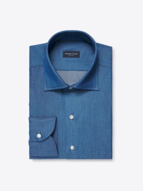 トップス Maison mill SHOULDER BUTTON KNIT SHIRTS The Thomas Mason Button Down in White