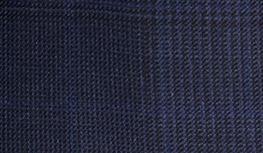 Loro Piana Navy Plaid Super 150s Wool Suit Fabric