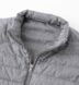 Brera Light Grey Merino Wool Zip Vest Product Thumbnail 2
