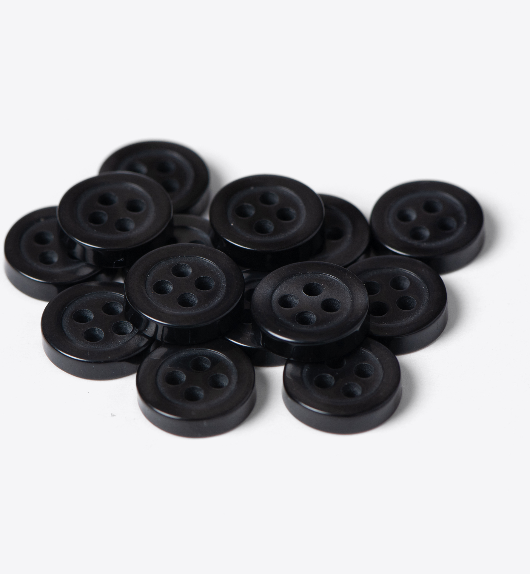 Black Roma Button Replacement Set by Proper Cloth