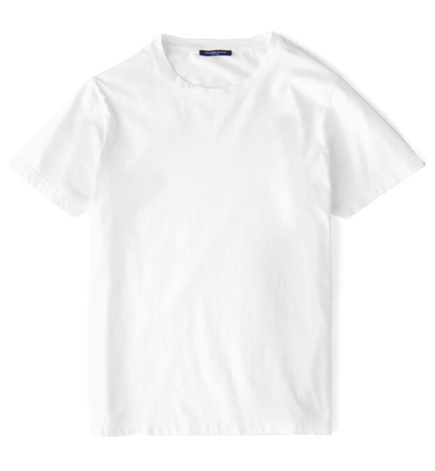 White Japanese Cotton T-Shirt by Proper Cloth