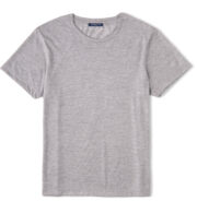 Shop Light Grey Merino Wool and Lyocell T-Shirt