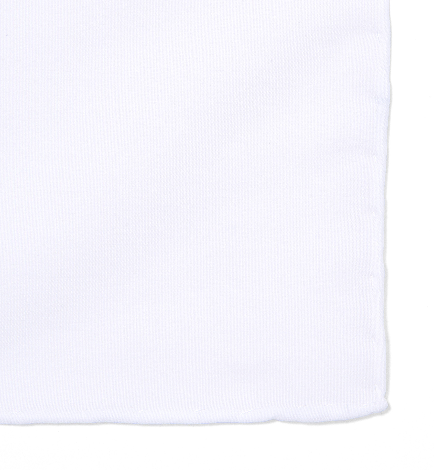 Essential White Cotton Pocket Square by Proper Cloth