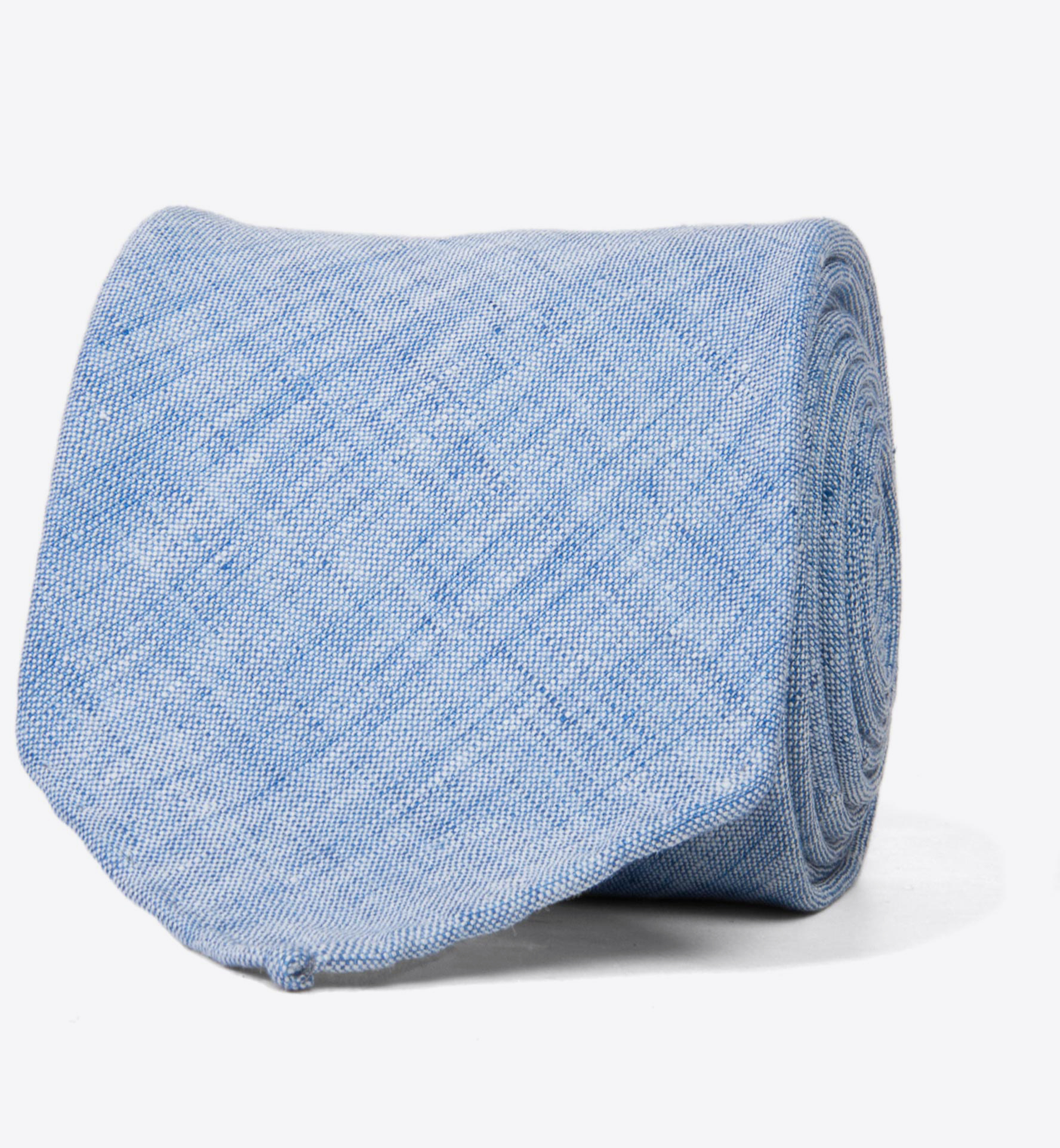 Blue Culcross Linen Tie
