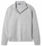 Thumb Photo of Light Grey Quarter Zip Pullover