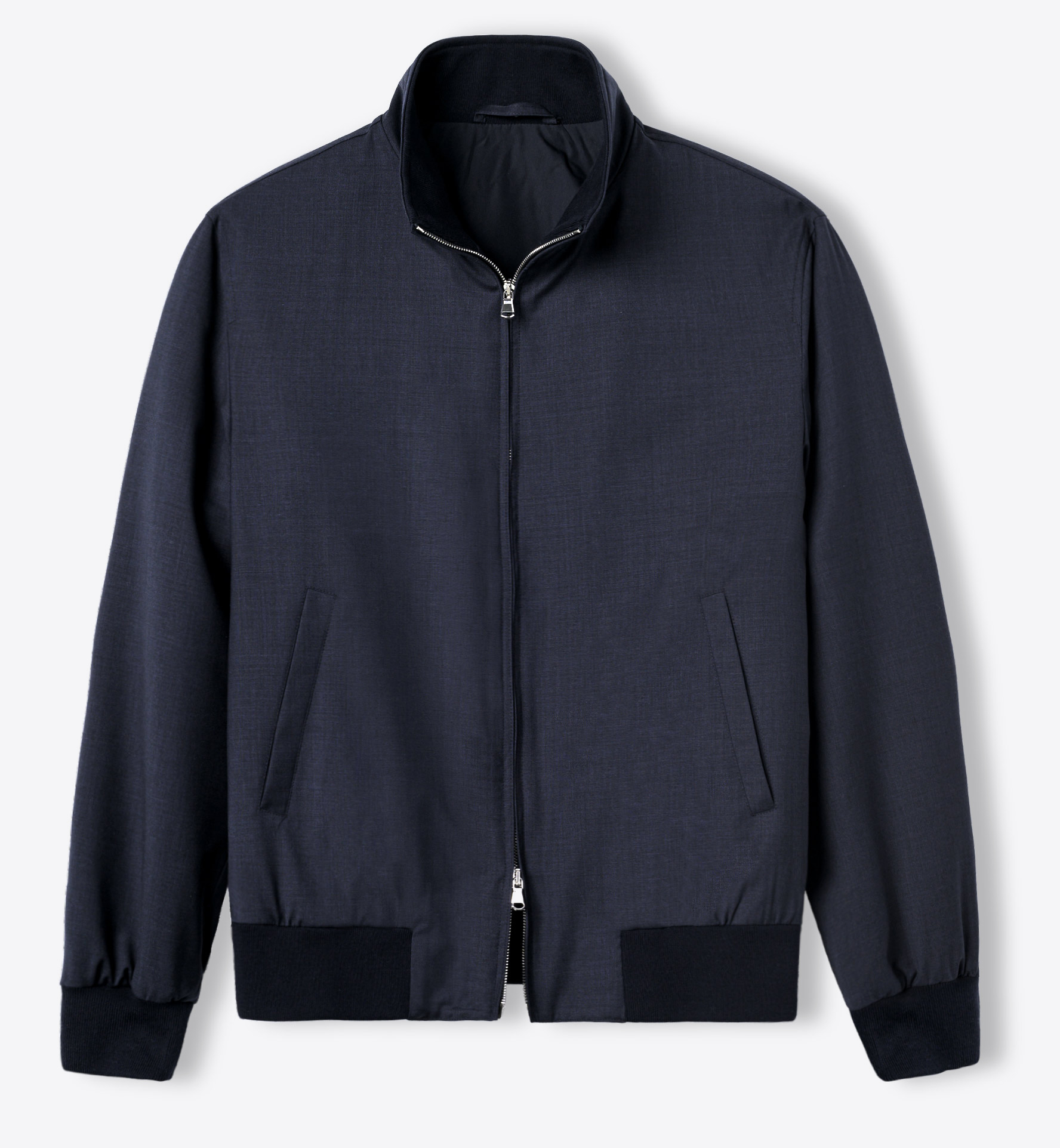 Lucca Navy Merino Windbreaker by Proper 