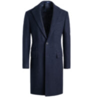 Thumb Photo of Bleecker Navy Wool and Cashmere Coat