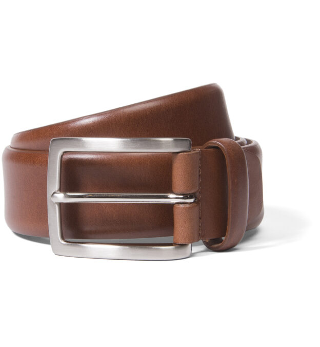 Brown Vachetta Leather Belt by Proper Cloth