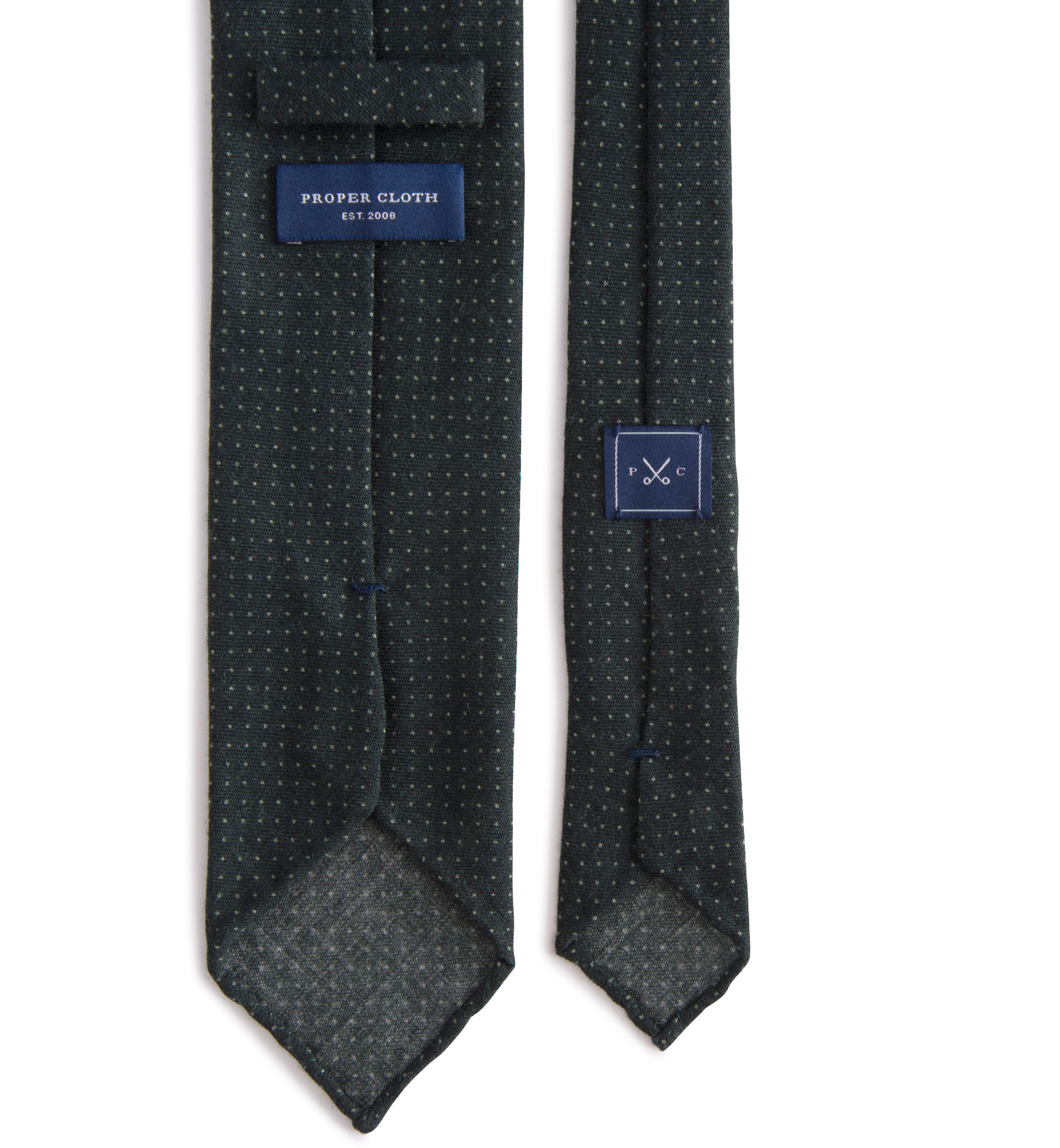 Biella Pine Wool Pinpoint Tie by Proper Cloth