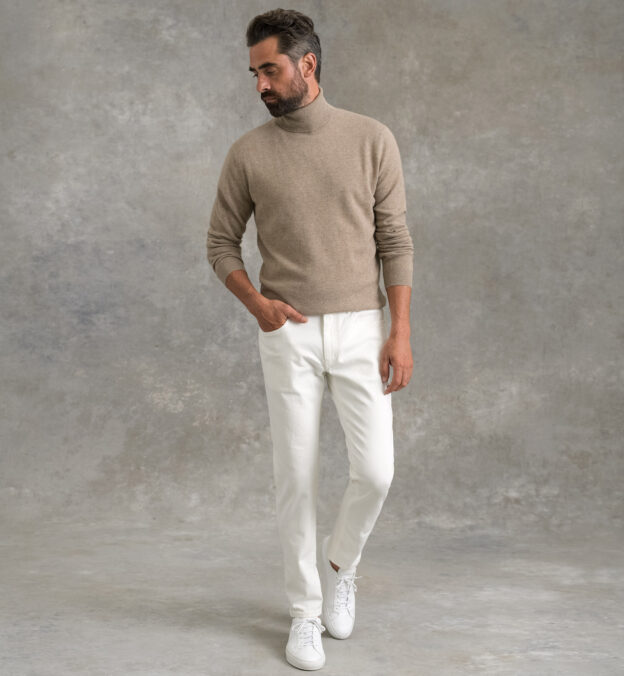 Cashmere Turtleneck Sweater - Proper Cloth