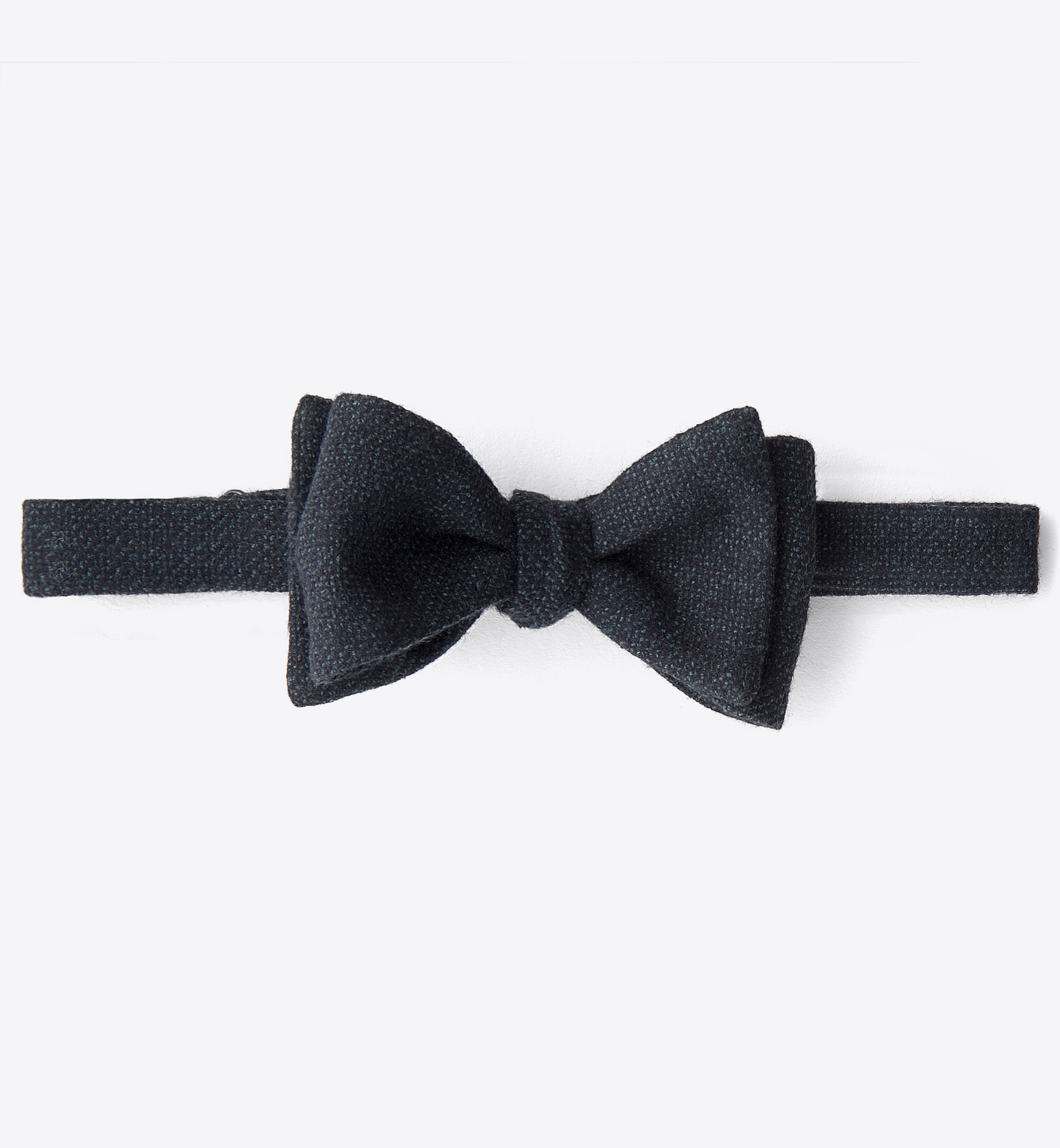 Hunter Textured Wool Bow Tie by Proper Cloth