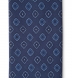 Slate Blue Foulard Print Silk Tie Product Thumbnail 3