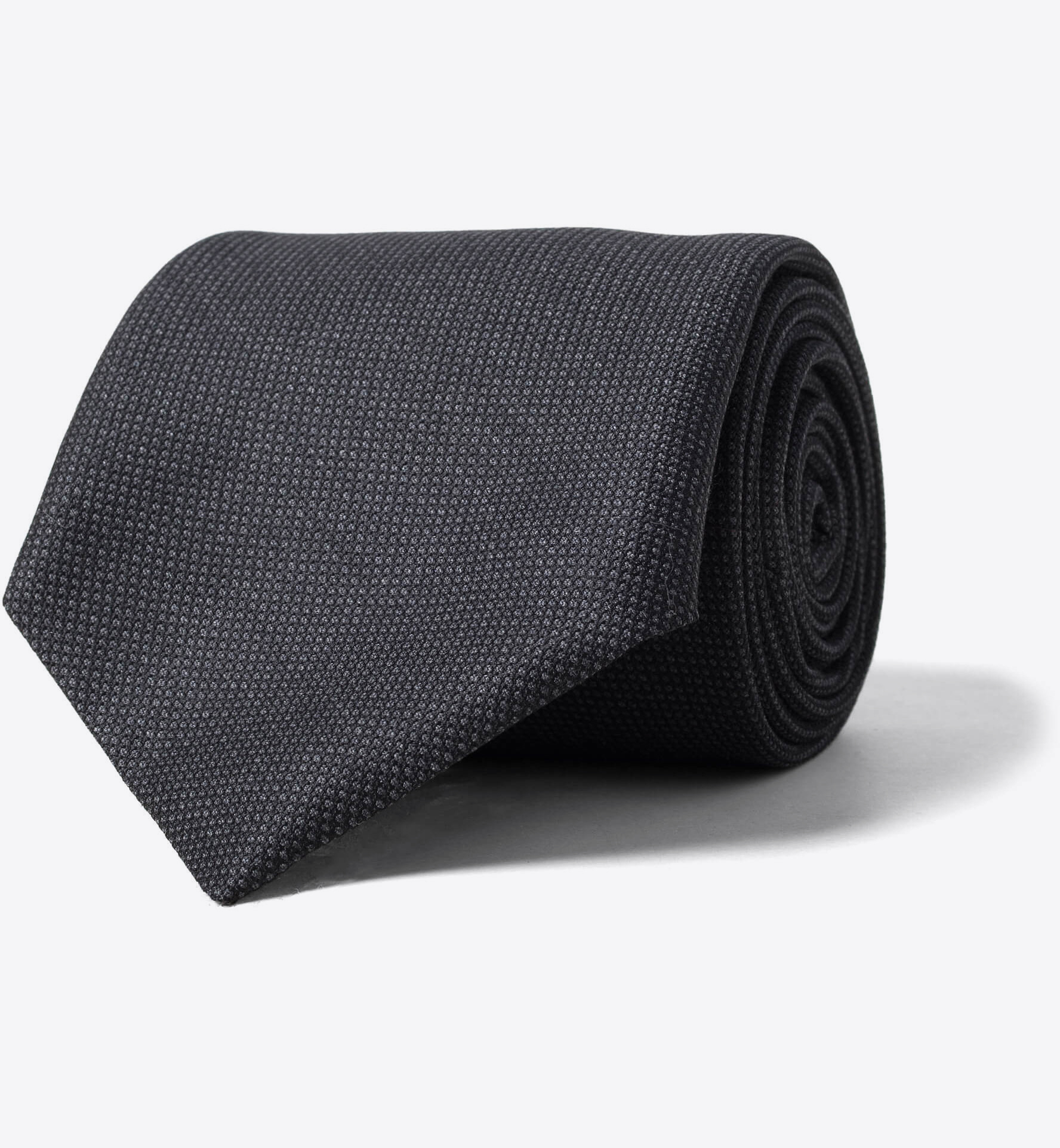 Charcoal Wool Nailhead Tie by Proper Cloth