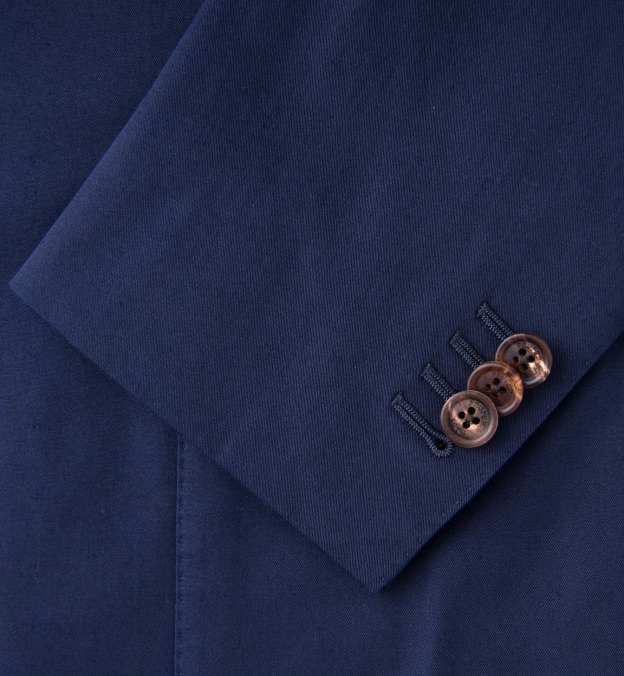 Hudson Navy Cotton Suit by Proper Cloth