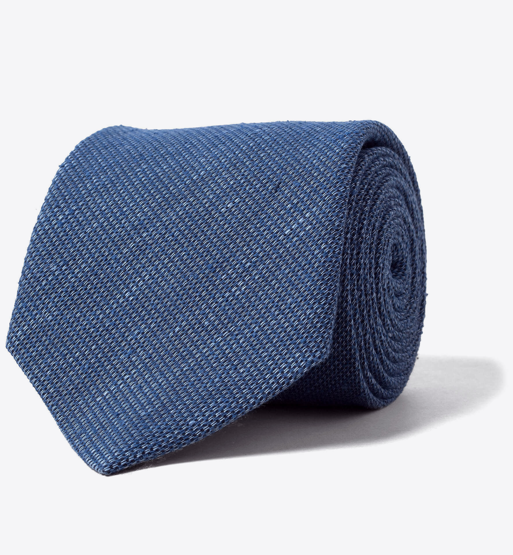 Ocean Blue Linen Silk Tie by Proper Cloth