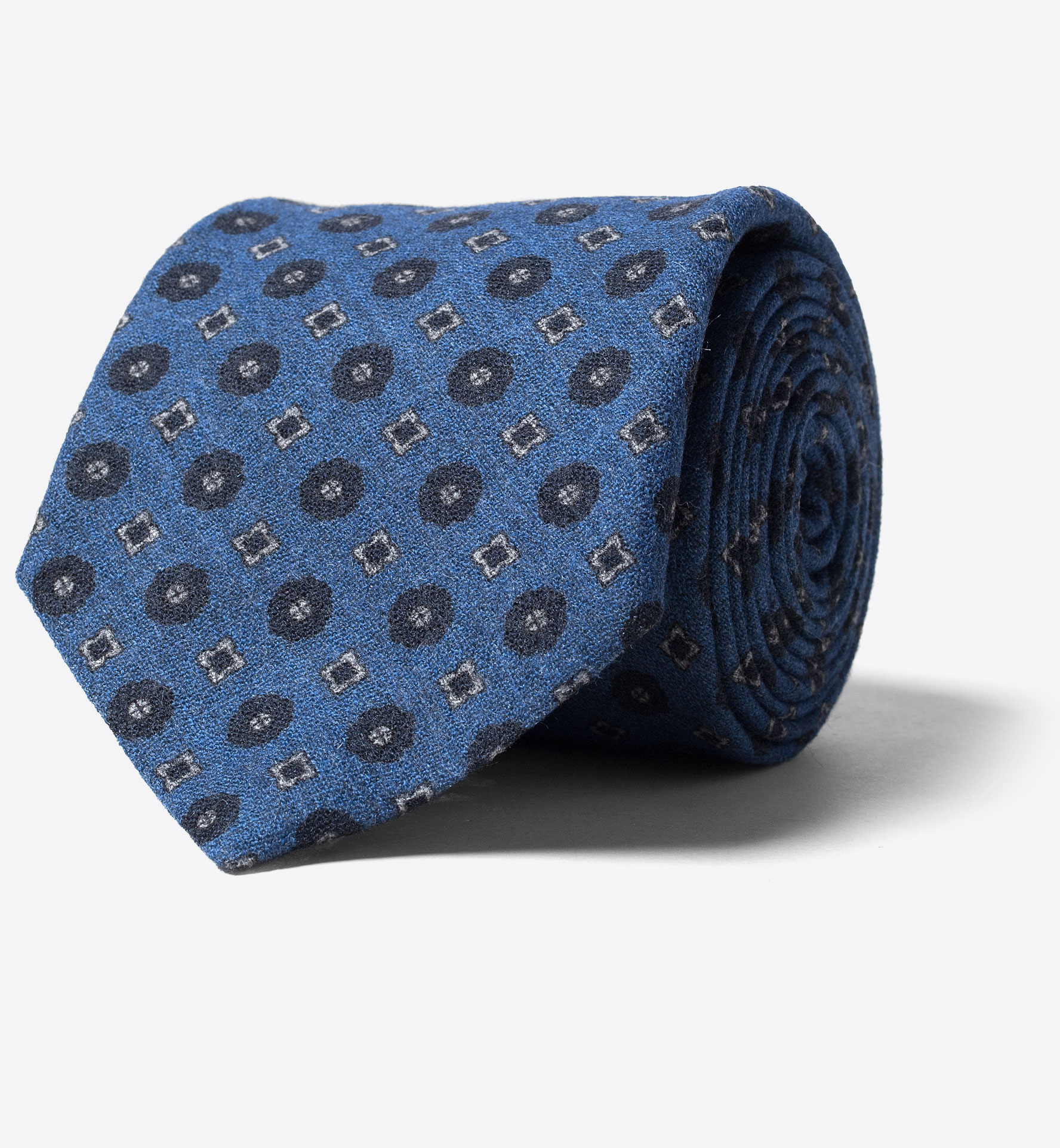 Light Blue Foulard Wool Tie by Proper Cloth