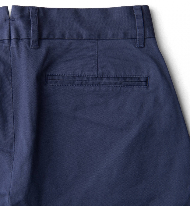 Bowery Slate Blue Stretch Cotton Chino 