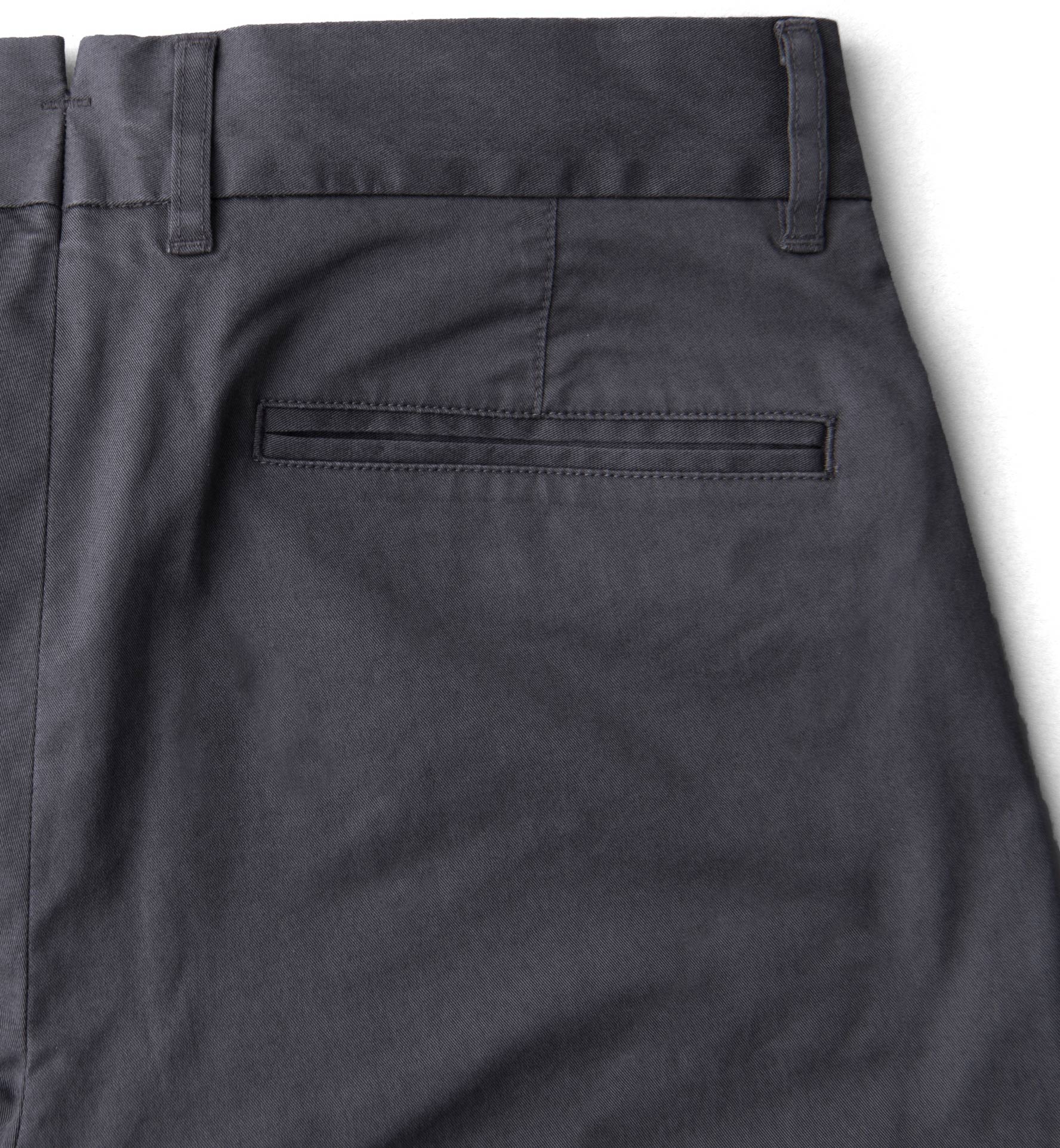 Bowery Charcoal Stretch Cotton Chino by Proper Cloth