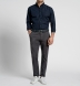 Zoom Thumb Image 1 of Bowery Charcoal Stretch Cotton Chino