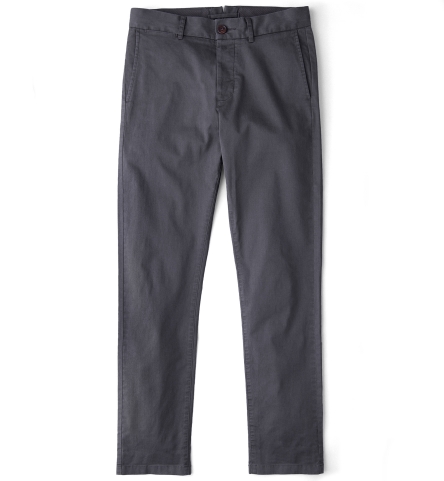 Bowery Charcoal Stretch Cotton Chino by Proper Cloth