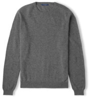 Suggested Item: Grey Cashmere Crewneck Sweater