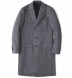 Zoom Thumb Image 4 of Bleecker Grey Herringbone Wool and Cashmere Coat