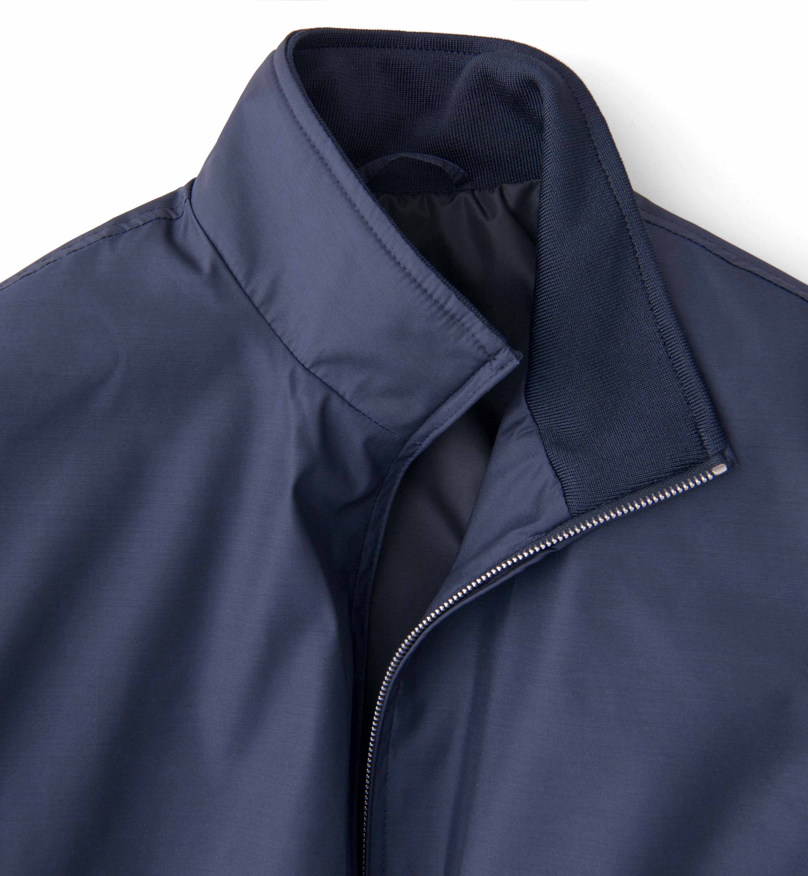 Lucca Navy Wool and Silk Performance Jacket by Proper Cloth