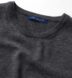 Grey Melange Merino Crewneck Sweater Product Thumbnail 3