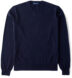Navy Merino Crewneck Sweater Product Thumbnail 1
