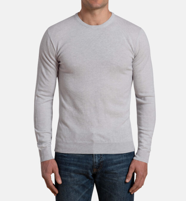 Natural Merino Crewneck Sweater