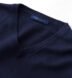 Zoom Thumb Image 3 of Navy Merino V-Neck Sweater