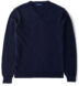 Navy Merino V-Neck Sweater Product Thumbnail 1