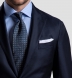 Essential White Linen Pocket Square Product Thumbnail 4